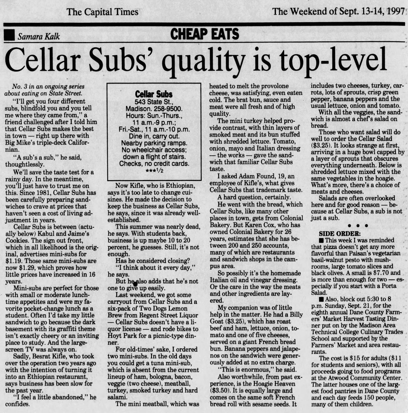 Cellar Subs